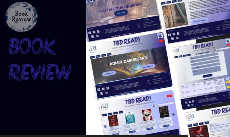 UI/UX — TBD READS: Book Review System